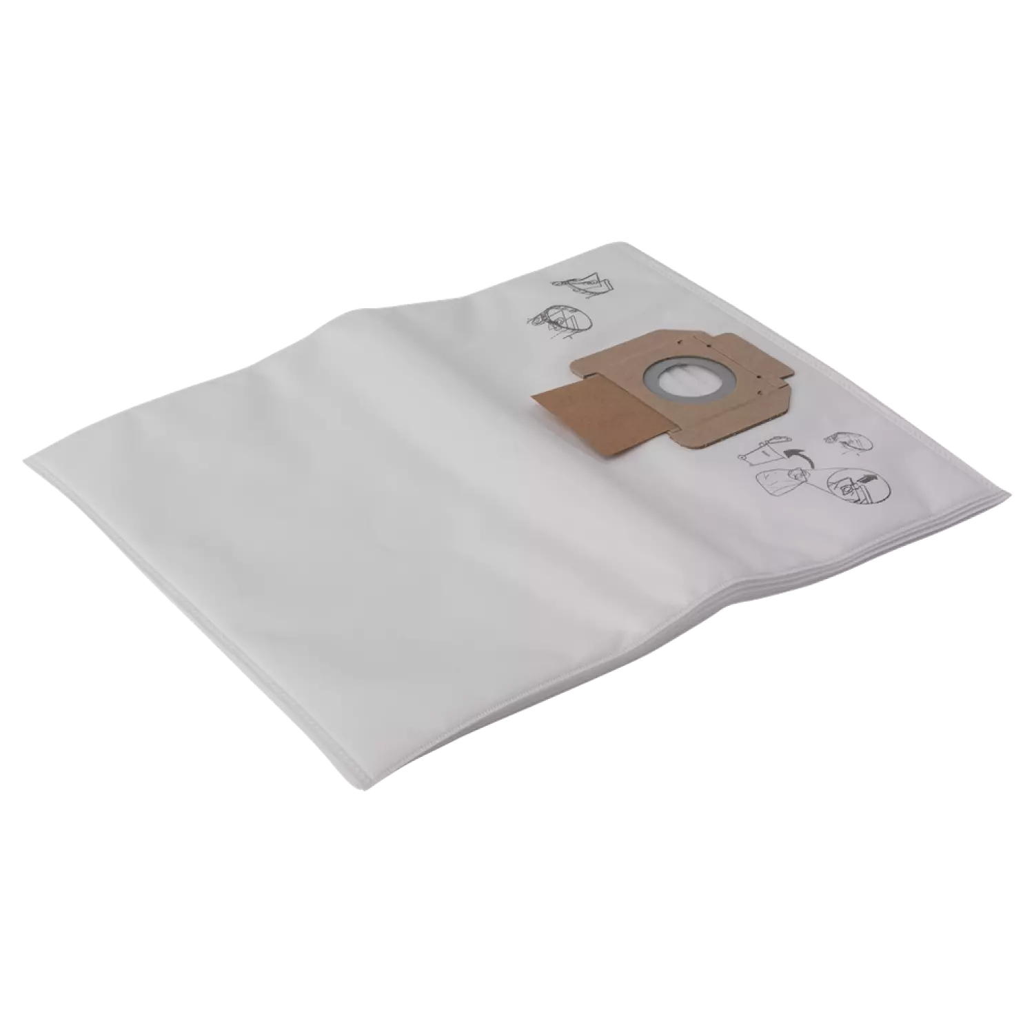 Bosch 2605411229 Vlieszak voor GAS 15 L / GAS 20 L / GAS 1200 L (5st)