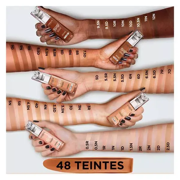 Base Líquida True Match da L'Oréal Paris, nº 10.D Dark Gold, 30ml