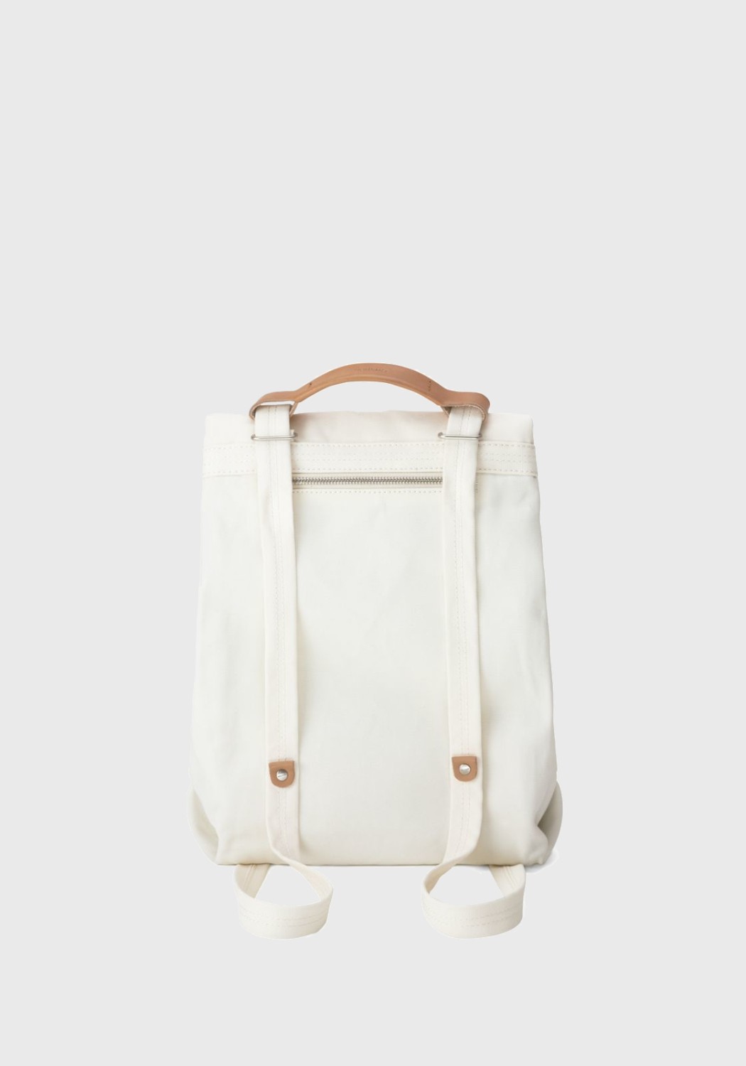 Qwstion Bananatex Flap Tote Small Natural White