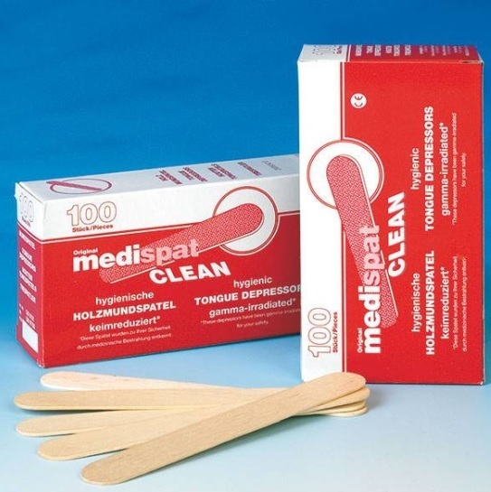 medispat Tongspatel Hout 100st