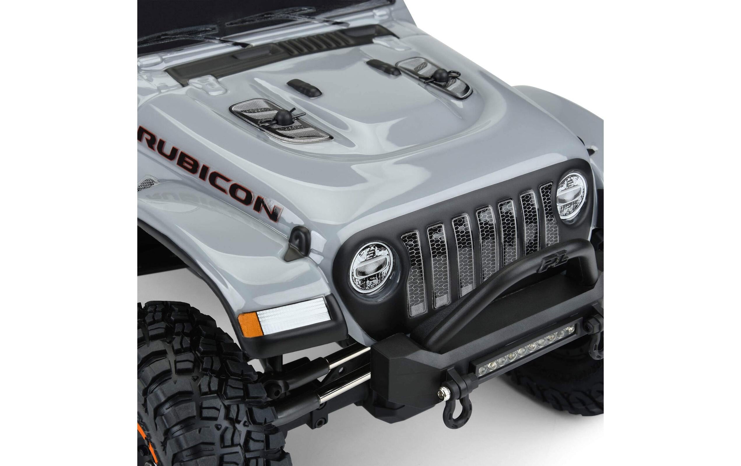 Karosserie Jeep Gladiator 2020 unlackiert, 1:10Karosserie für Crawler mit 313 mm Radstand