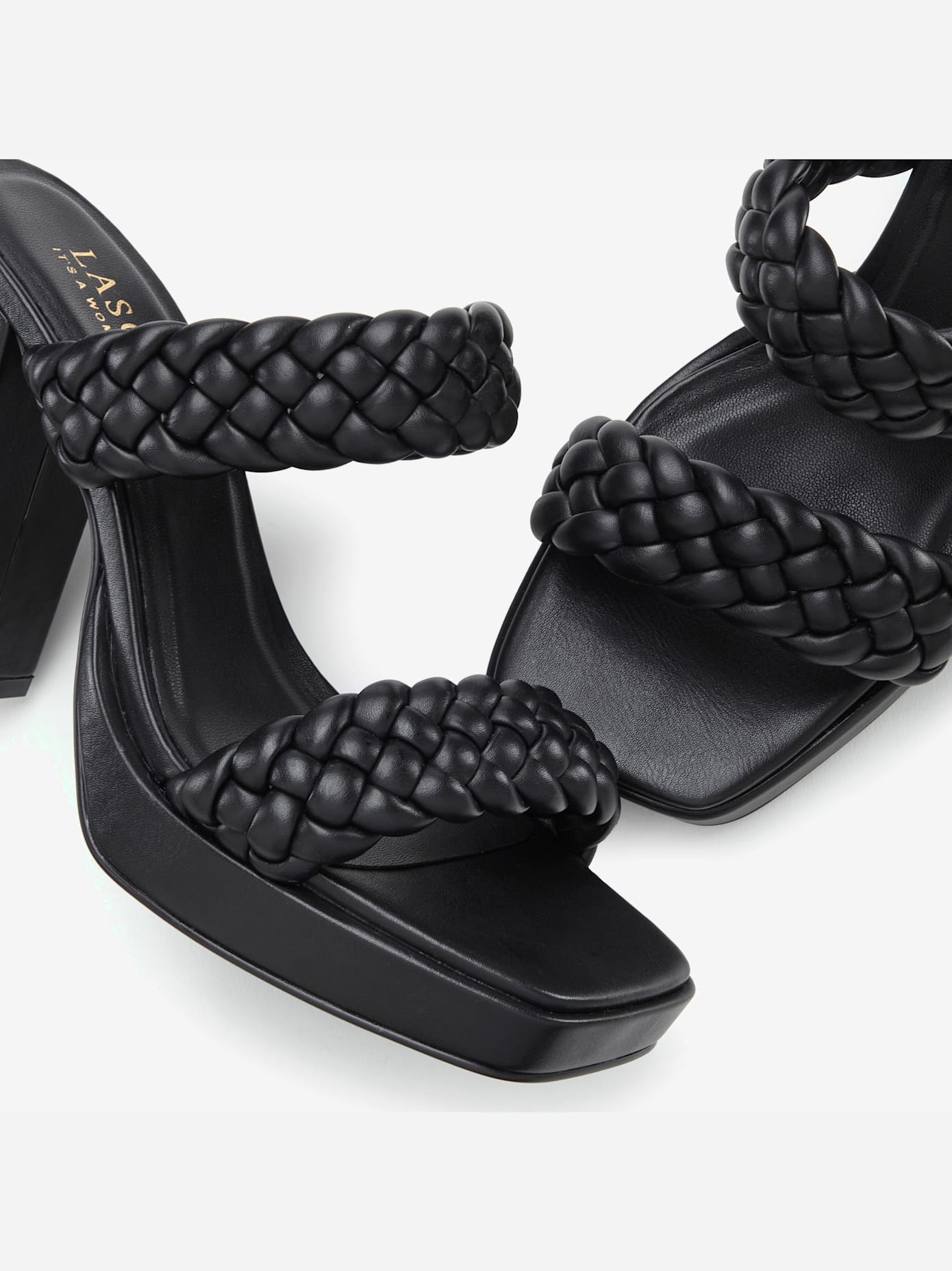 Mules décontractées avec talon bottier confortable