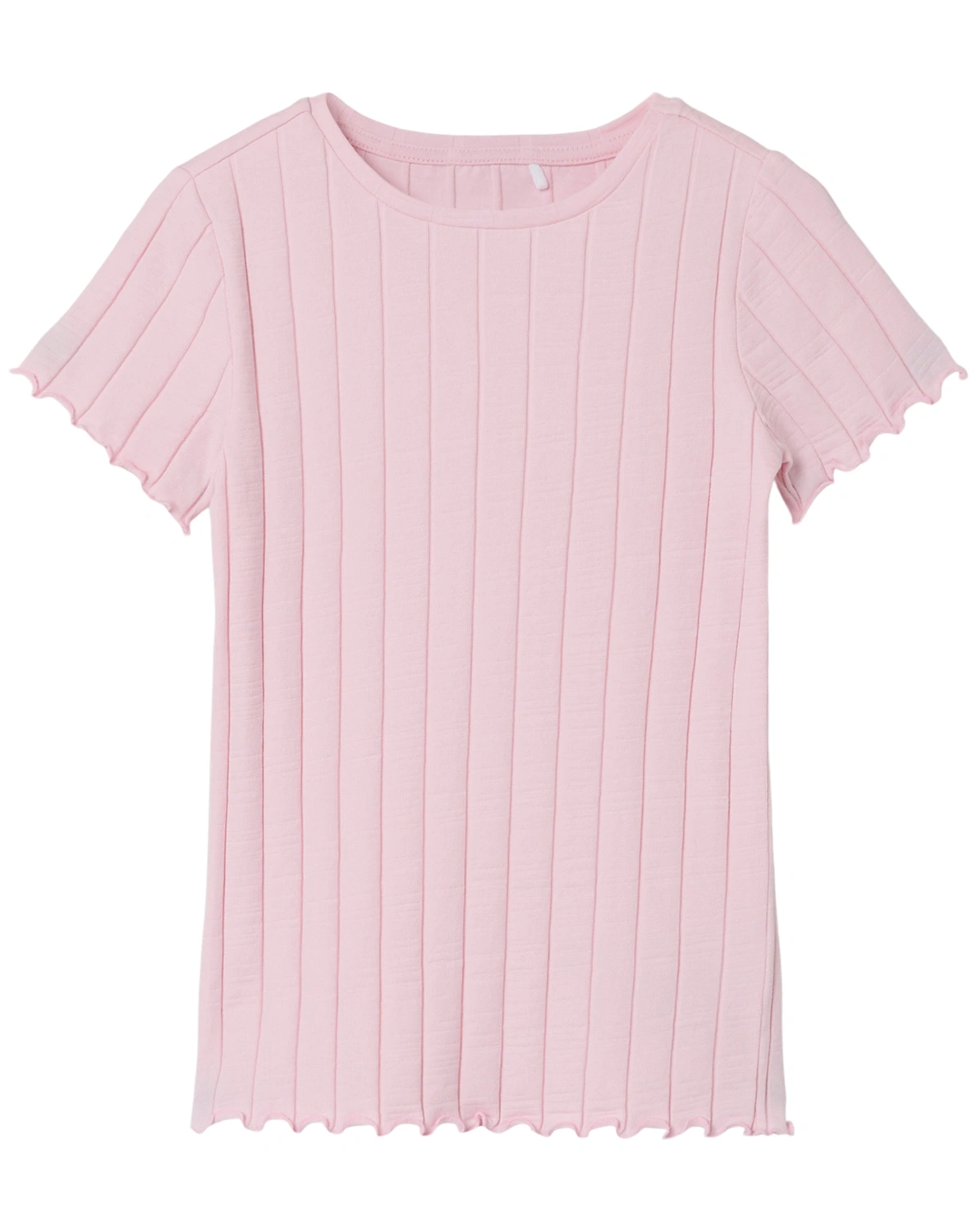 T-Shirt NKFNORALINA RIB in parfait pink