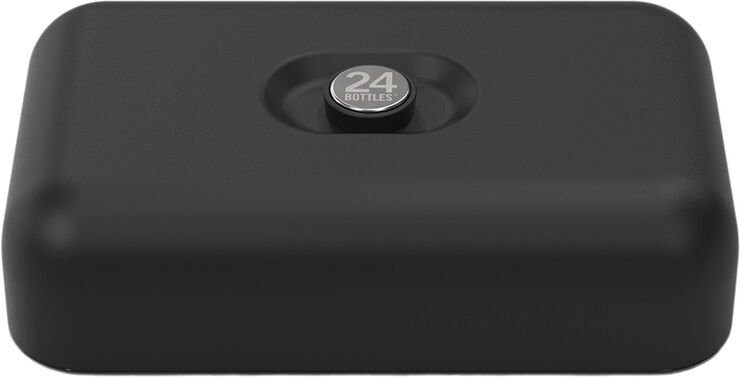 24Bottles Lunchbox - Stone Finish - Tuxedo Black Sort
