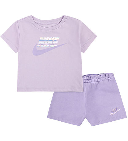 Nike Shorts Set - T-Shirt/Shorts - Hortensien