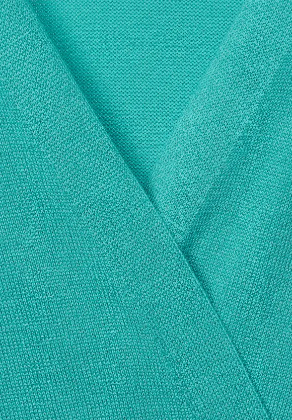 Langer Cardigan - iced green