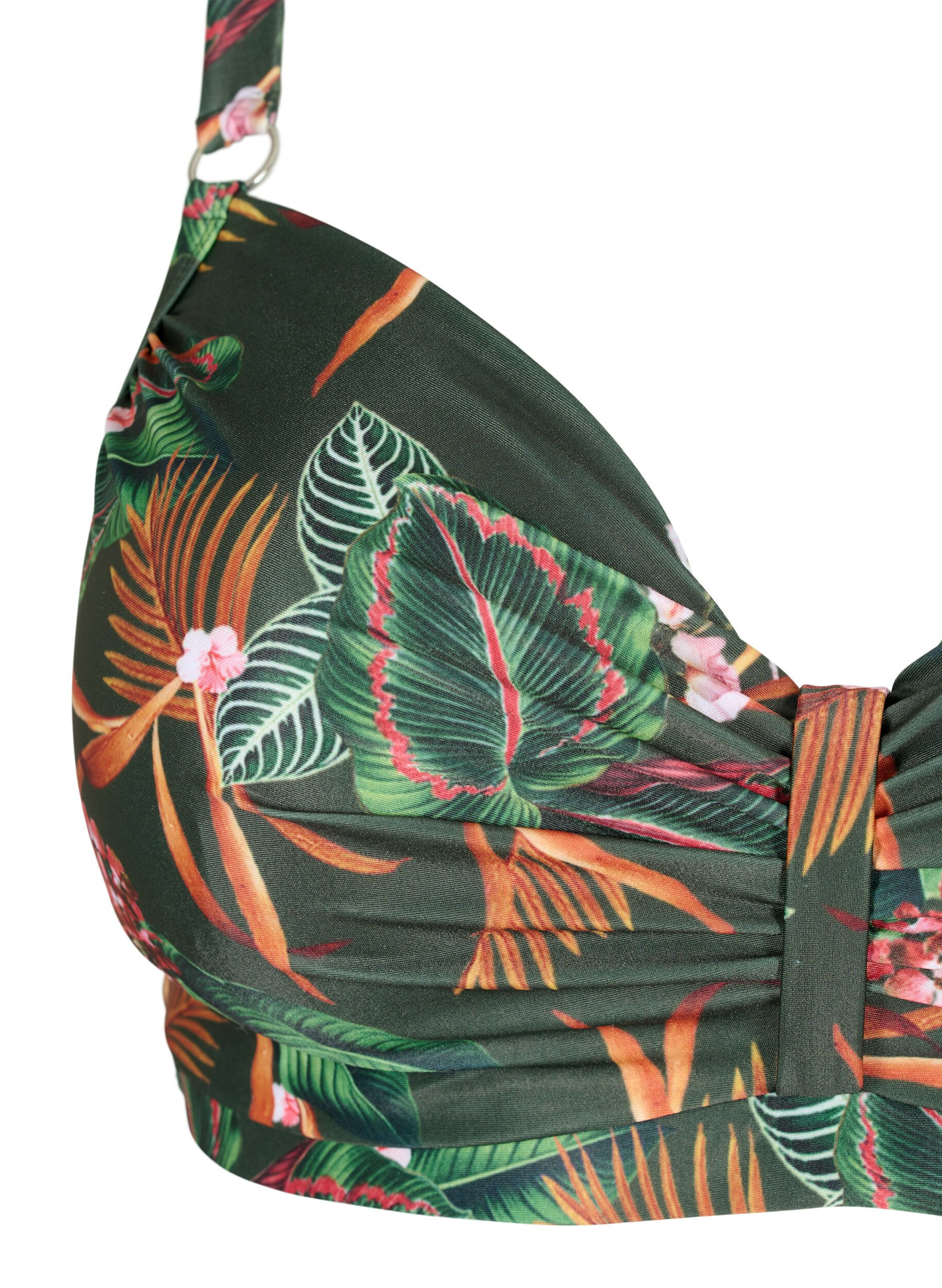 Bikini bh med bøjle og print