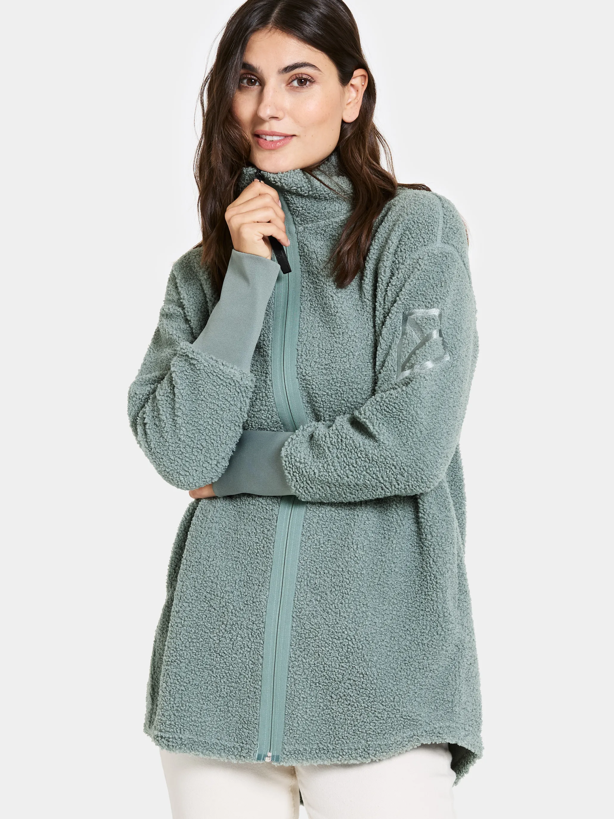Didriksons Women's Sally Full Zip 2 Factory Blue