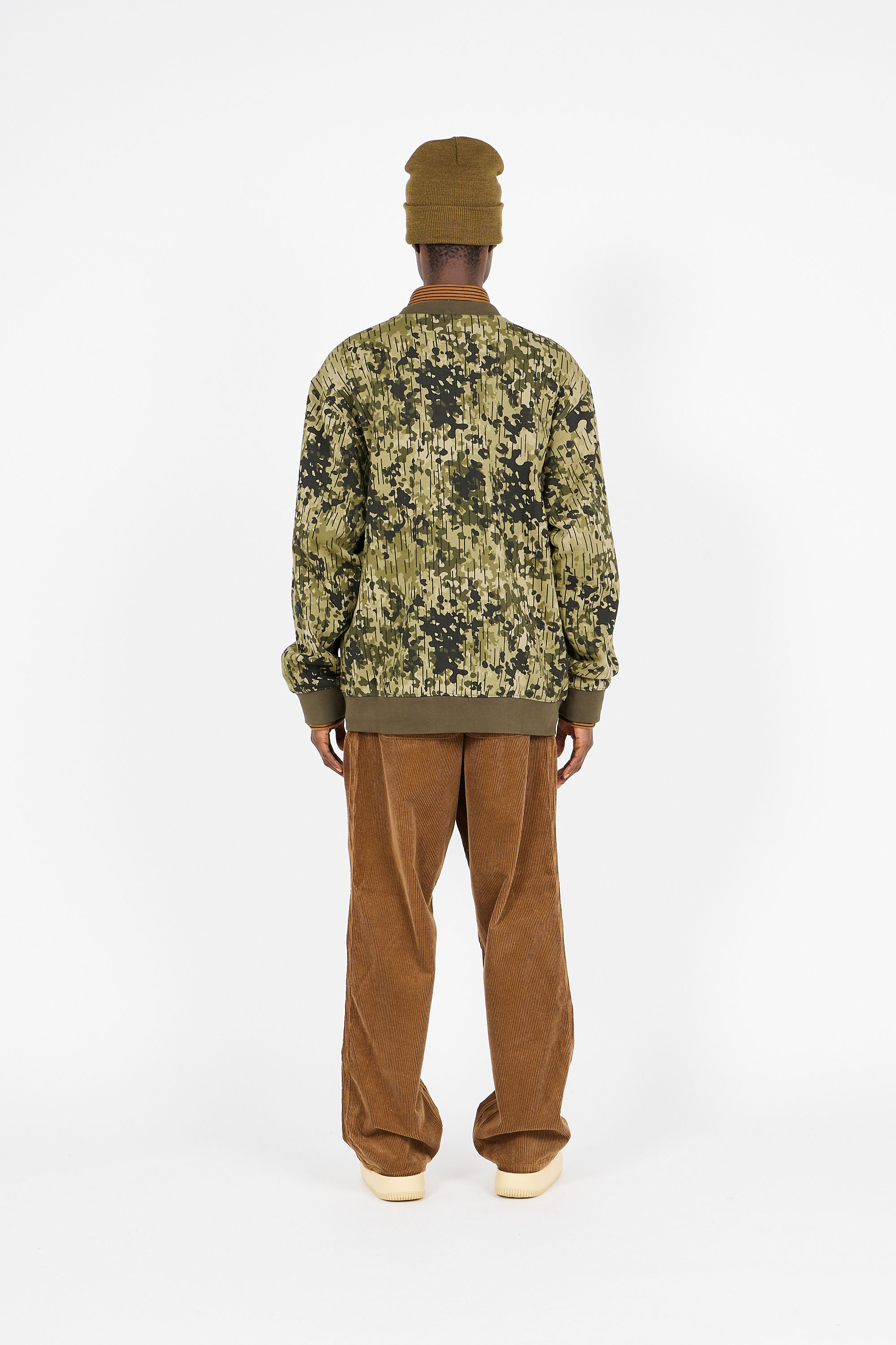 VANS Sweatshirt  RAIN CAMO CREW  Vert