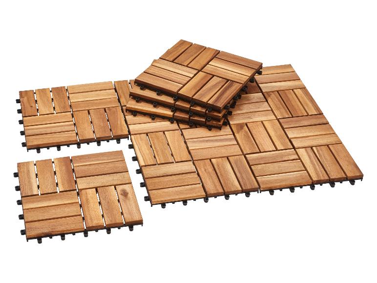 9 houten terrastegels