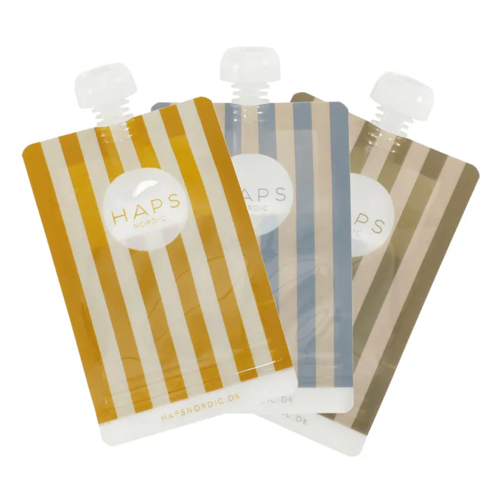 Haps Nordic Gourde réutilisable - Pack de 3