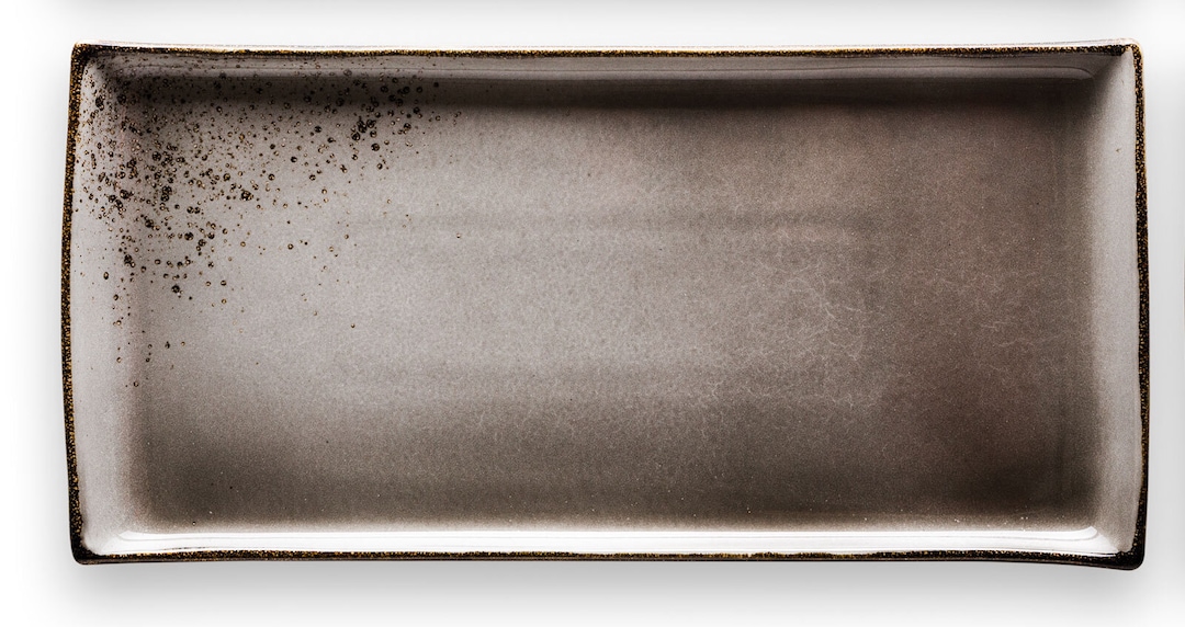 CreaTable Servierplatte NATURE COLLECTION steingrau
