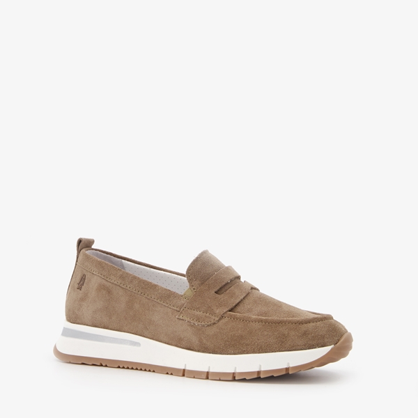 Hush Puppies leren instappers beige