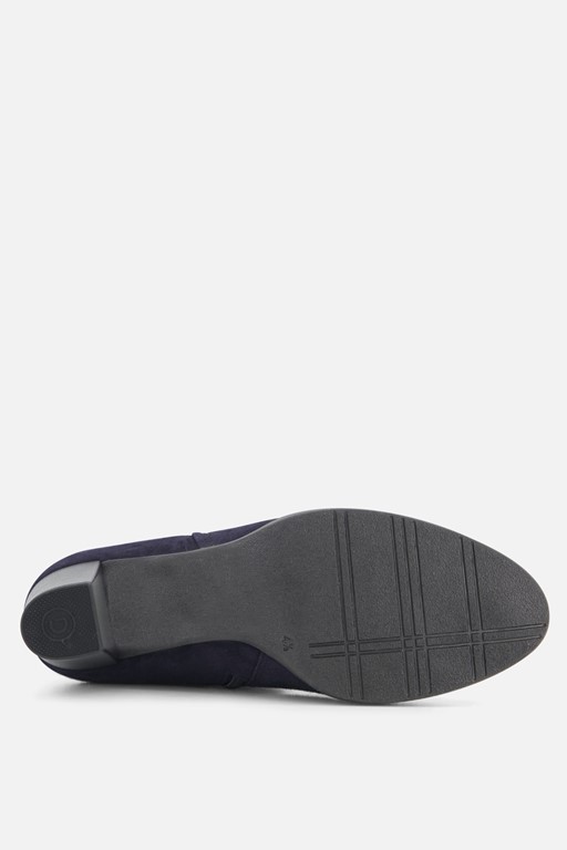 Gabor Enkellaarsjes blauw Suede