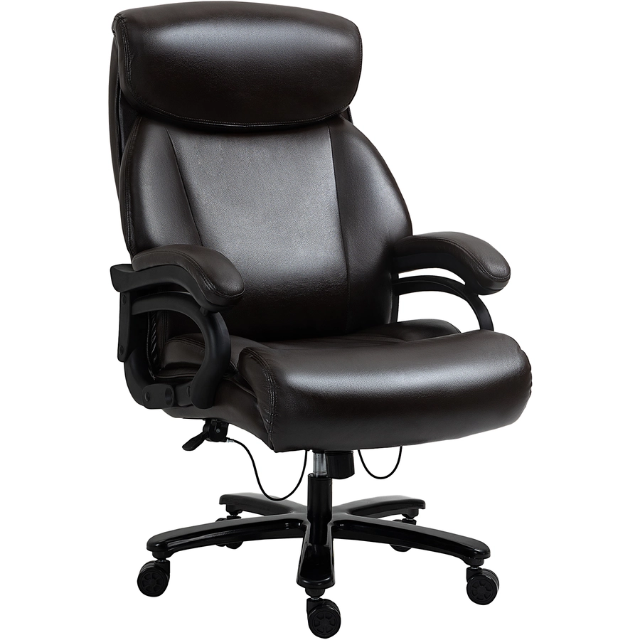 Vinsetto Bürostuhl ergonomisch geformt, high-end gaslift Braun