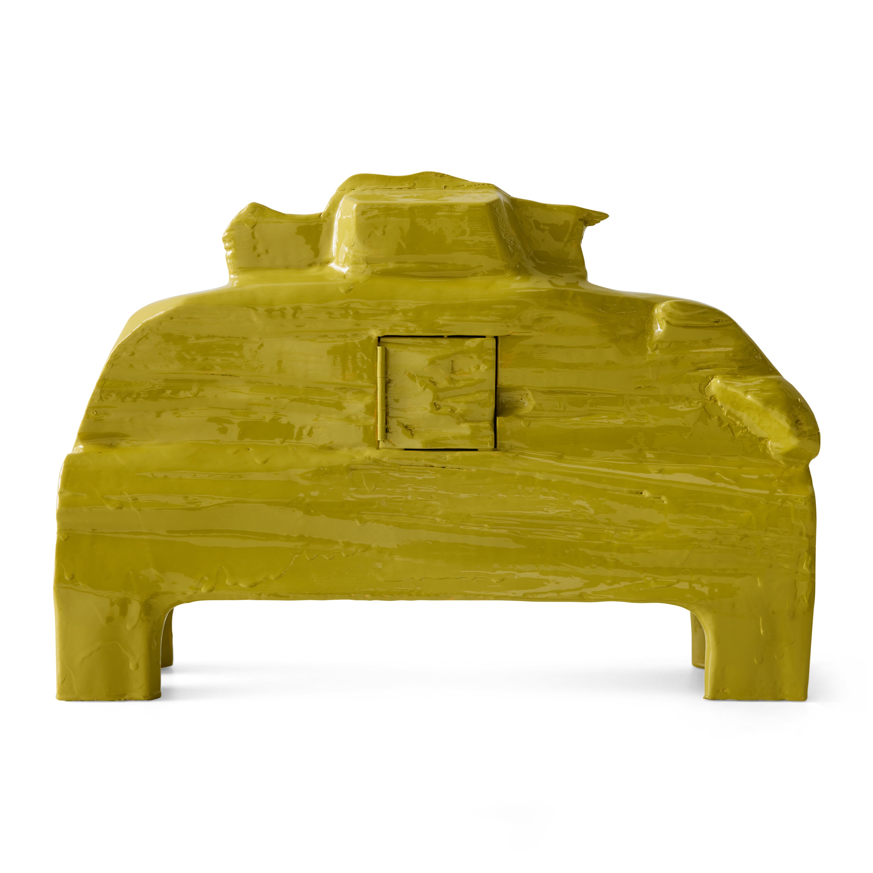 HKliving Teun Zwets Mantle Klok - Khaki