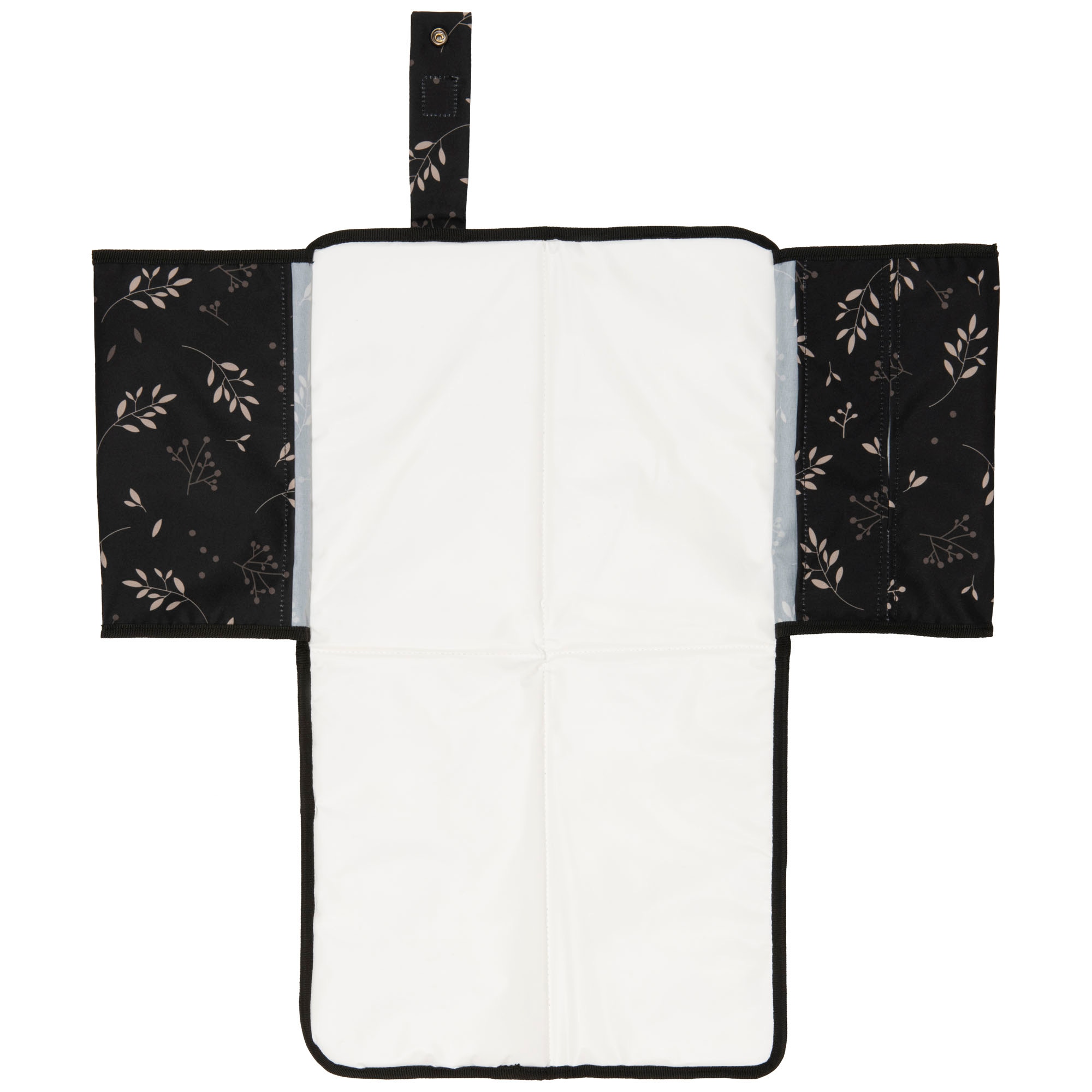 Dooky 3 in 1 luiermat Romantic Leaves Black