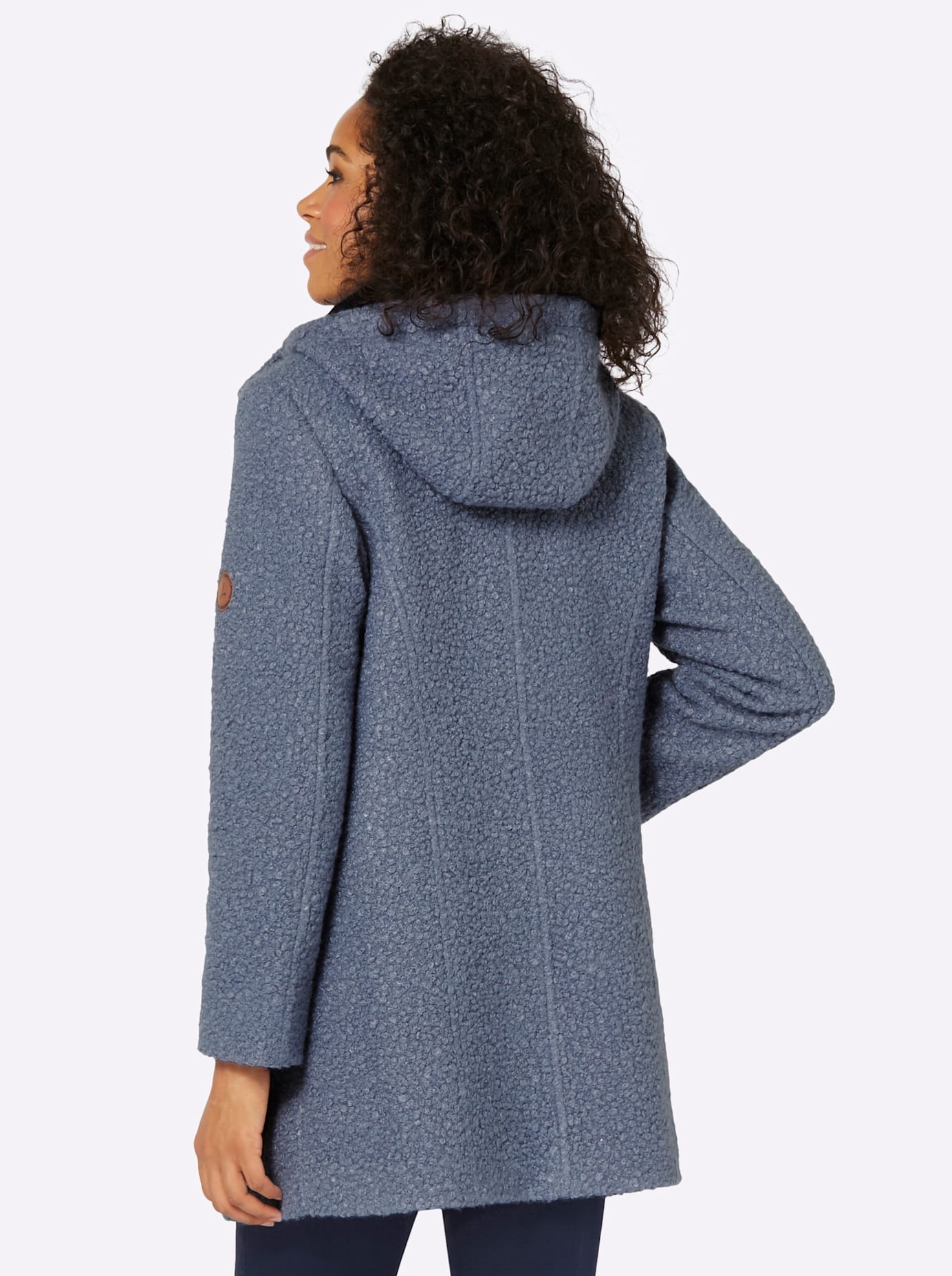 Casual Looks Langjacke mit Kapuze