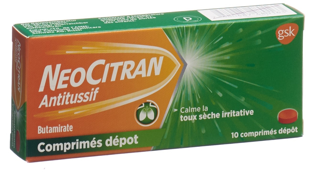 NEOCITRAN Hustenstiller Depottabl 50 mg Blist 10 Stk