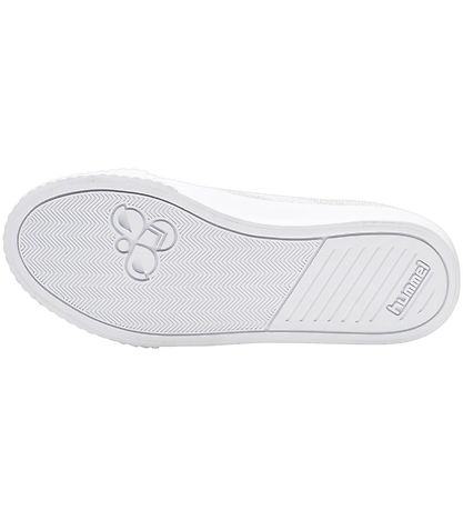 Hummel Sko - HMLBase Court Glitter Jr - Sølv