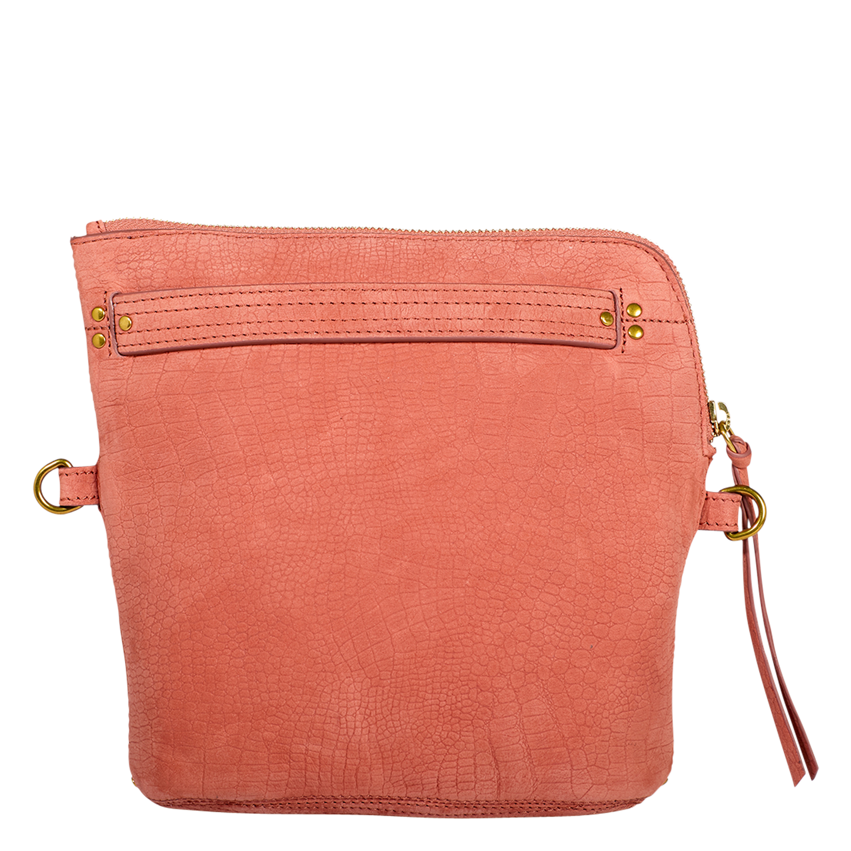 LUCKY - Pochette en cuir| Orange