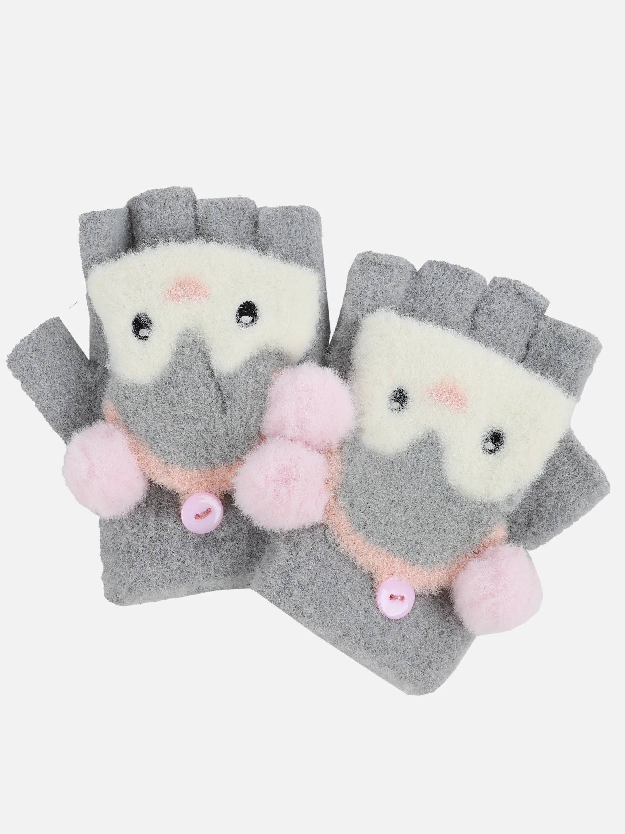 Mädchen Handschuhe mit Tiergesicht