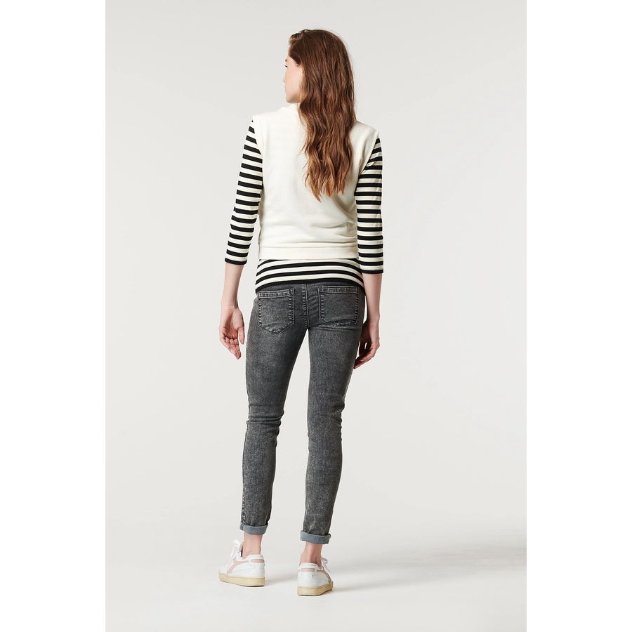SUPERMOM Top Crop Turtledove
