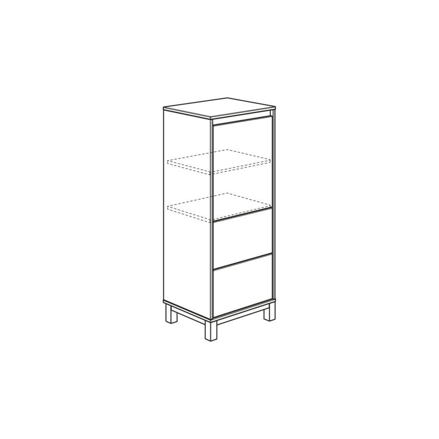 PAIDI Highboard OLLI blau