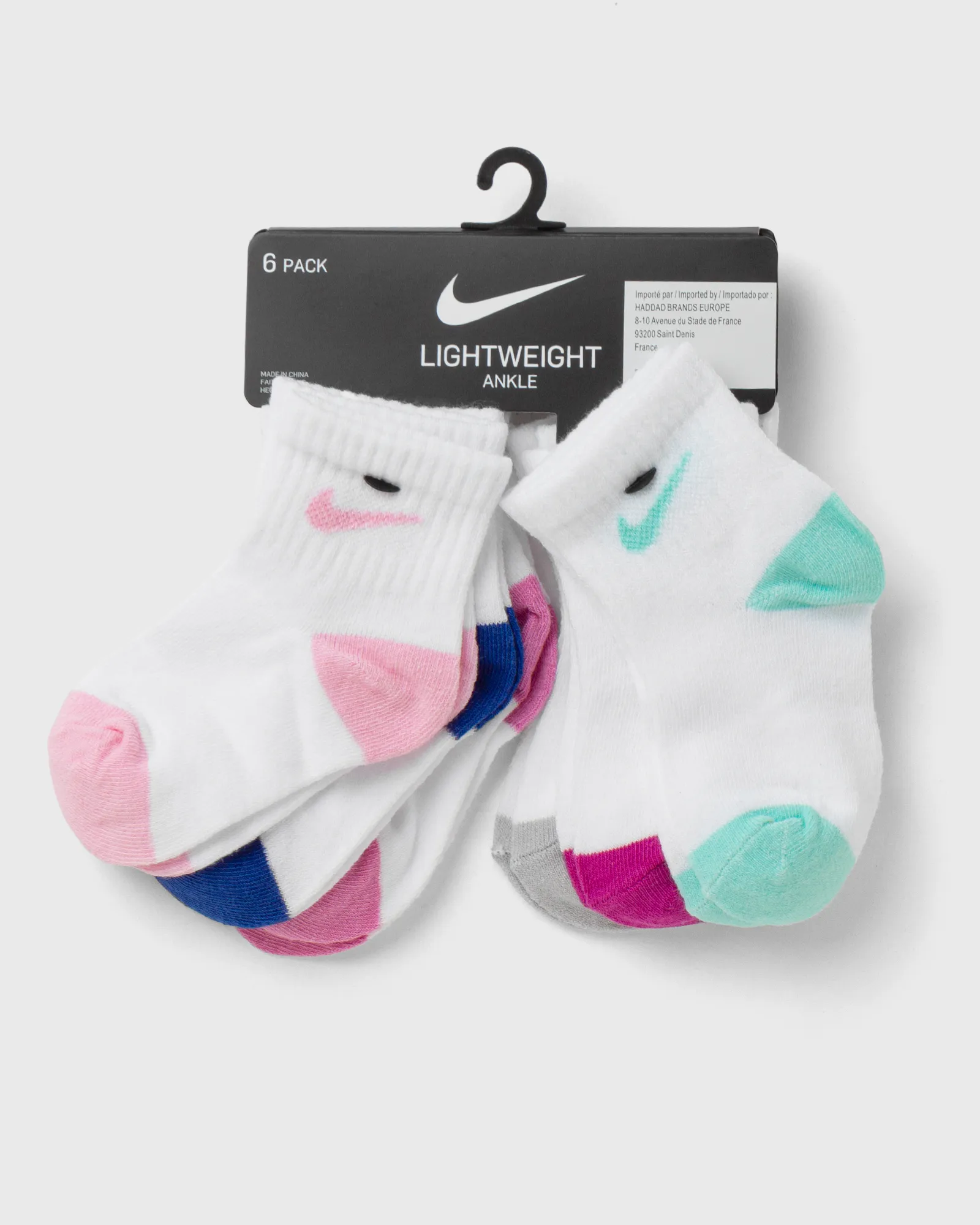 Nike POP COLOR ANKLE 6-PACK
