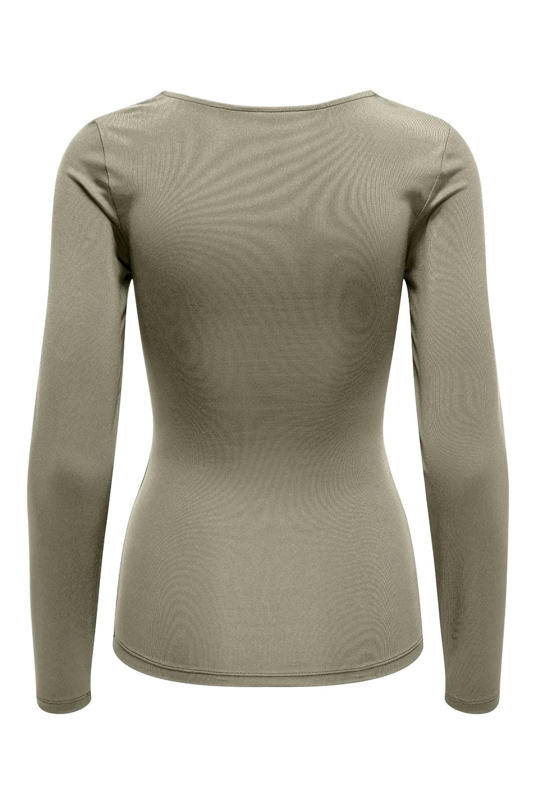 Only Onlea L/S 2-Way Deep Neck Top 4575951 spray green