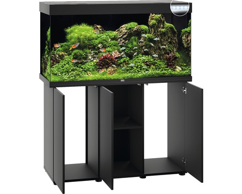 JUWEL Rio 350 SBX aquariumcombinatie met ledverlichting, verwarming, filter en zwarte kast