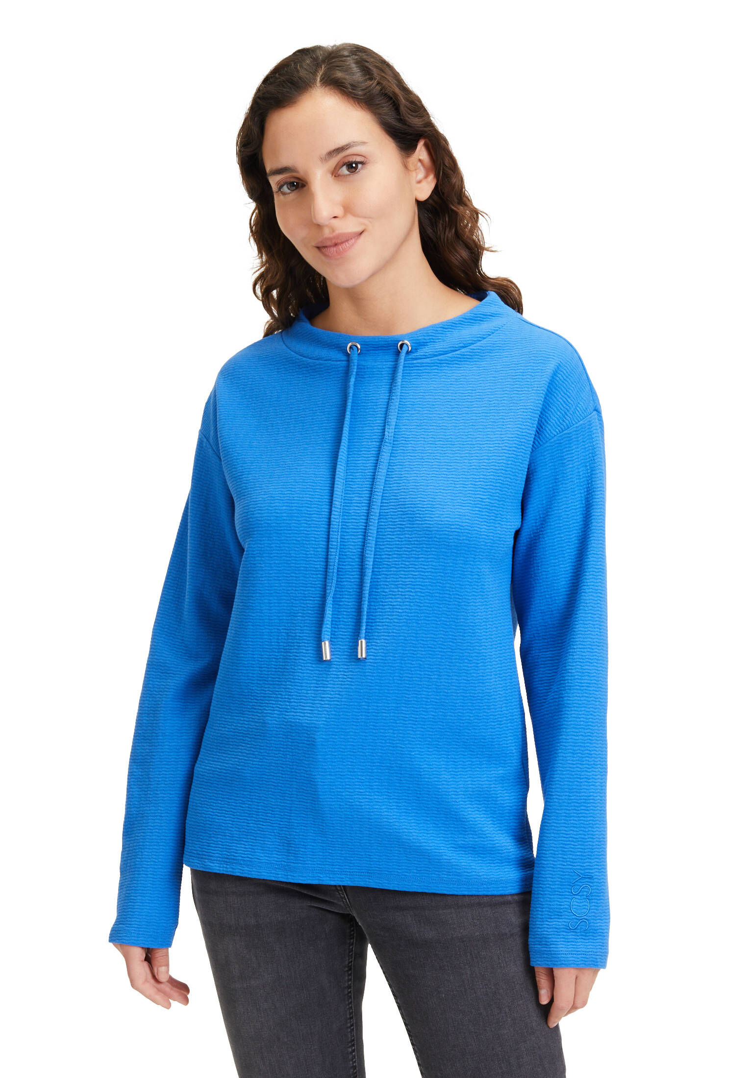 Betty Barclay| Damen Strukturshirt mit hohem Kragen