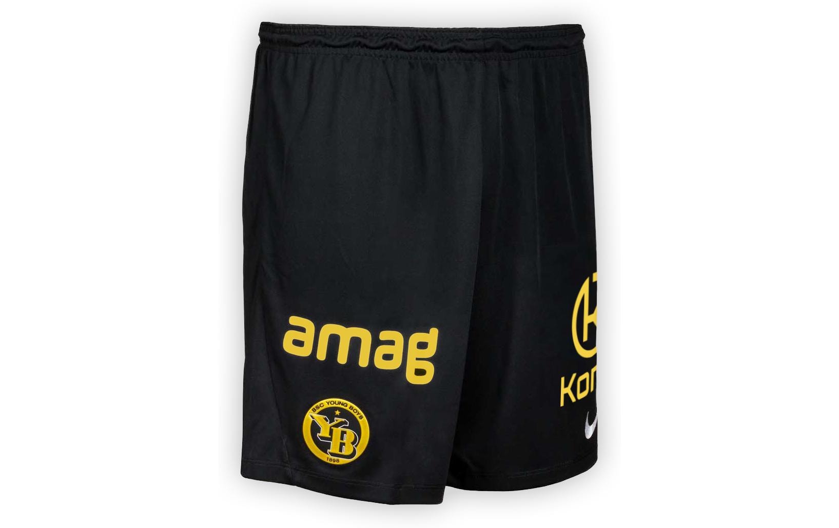 Shorts Home 25/26 L, Schwarz/GelbDie Heimshorts des BSC Young Boys für die Saison 2025/26