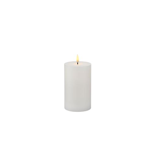 Sirius Sille Genopladelig Lys, 7,5x12,5 cm, hvid