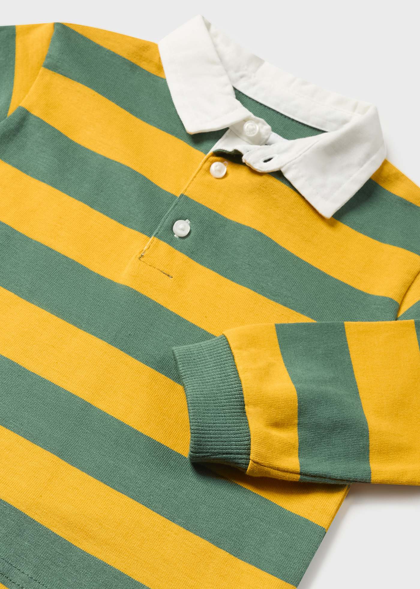Camisa polo listrada Better Cotton para bebês