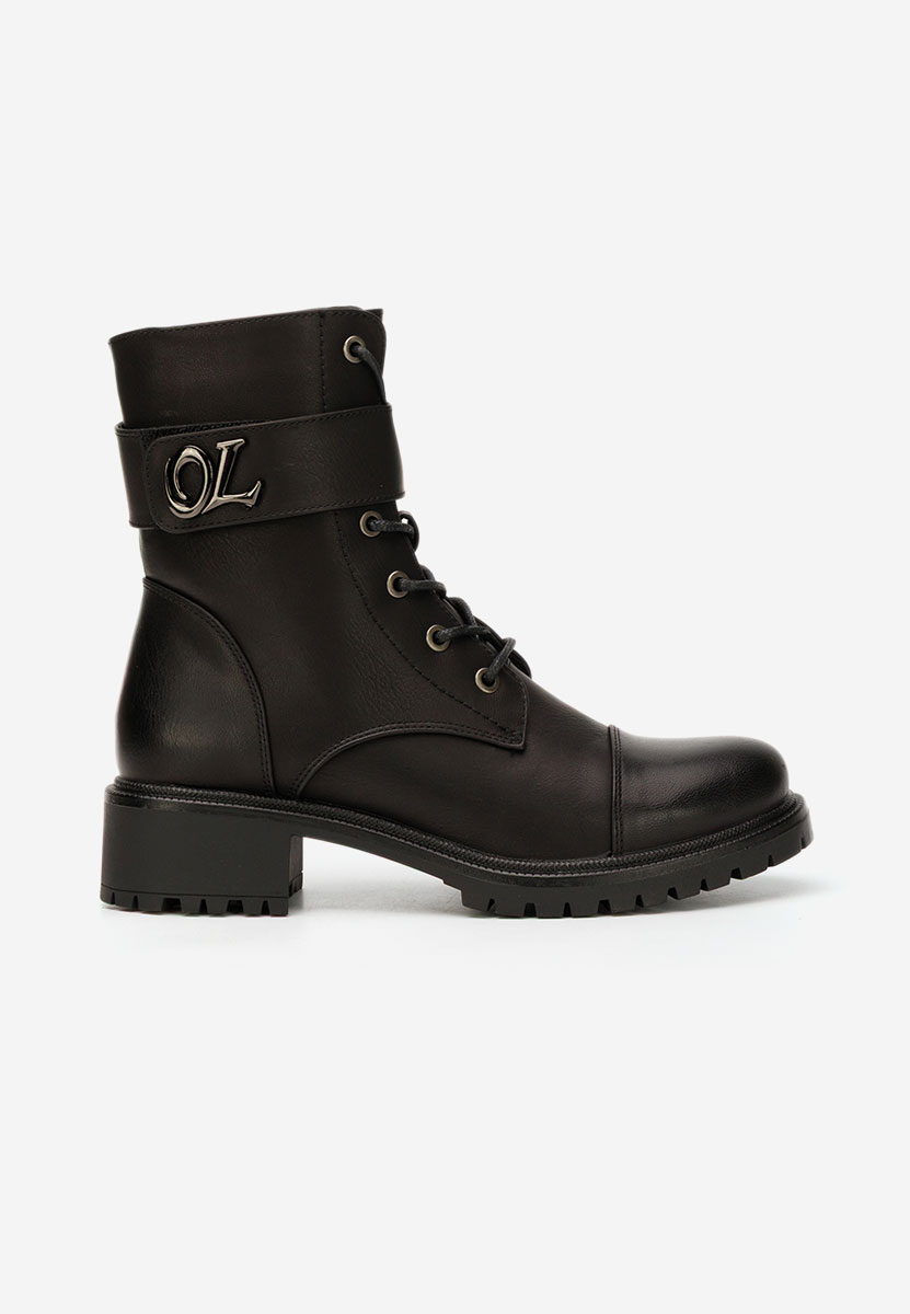 Bottines à lacets femme noirs Williema