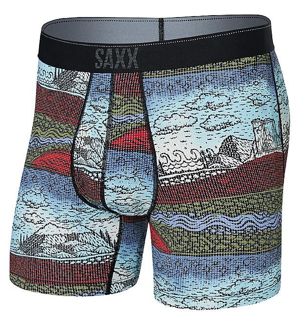 SAXX UNDERWEAR - QUEST QUICK DRY MESH BOXER BRIEF FLY