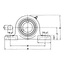 Lagerblokk UCP 205 Ø25 m 38 mm
