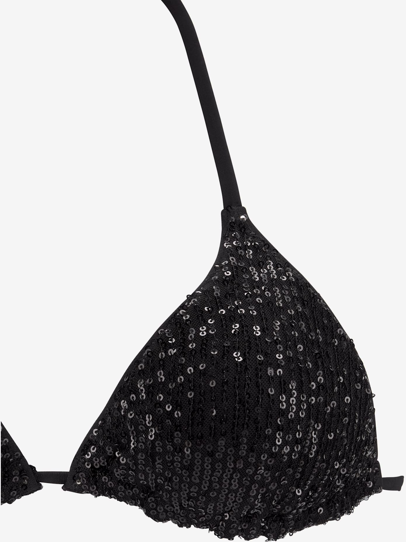 Bikini triangle aspect brillant grâce aux paillettes