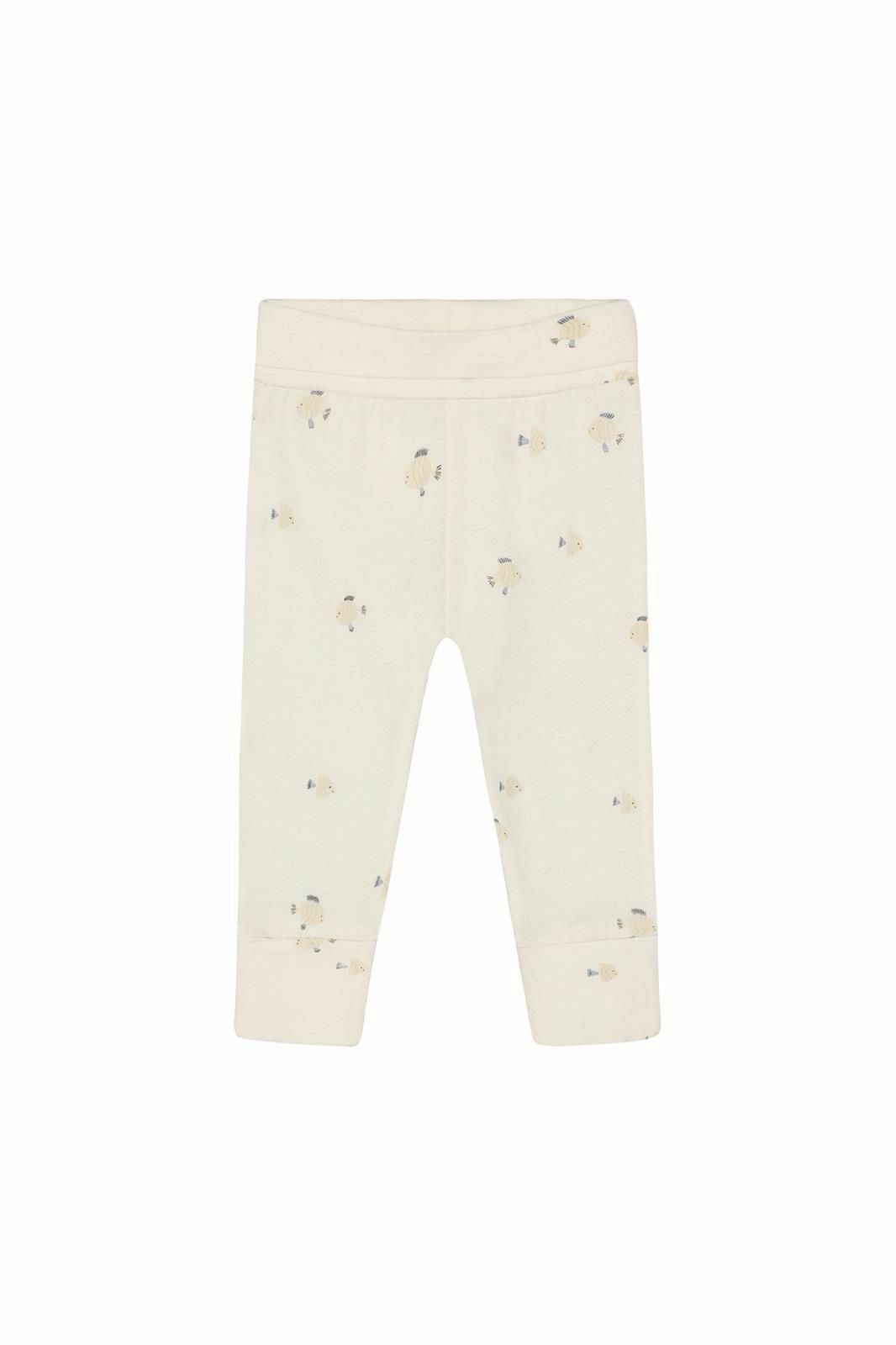 Noppies Newborn Broek slim fit all over print - Egret