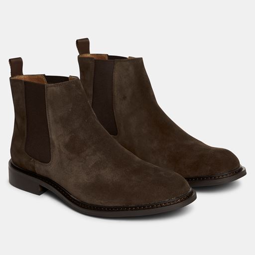 TGA T33-3011 Støvler, Dk Brown, 41