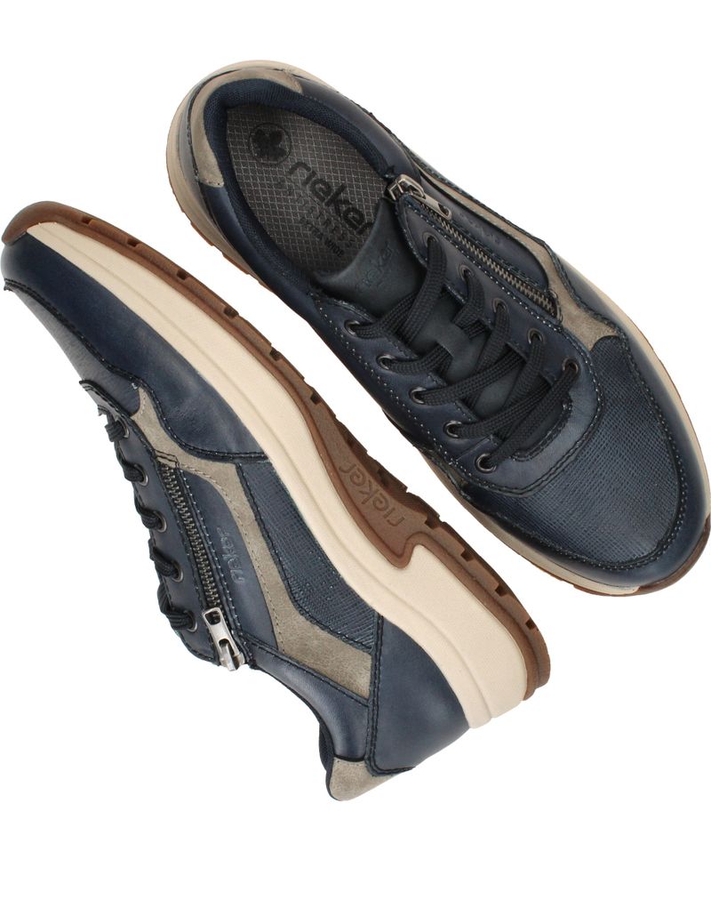 Rieker Sneakers Blauw Heren