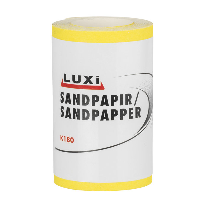 Sandpapir rulle korn 180 – 93 mm x 5 m - Luxi