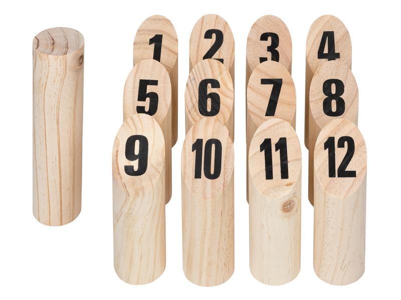 KOOR Wurfspiel LEIKKI (Mölkky) Outdoor-Wurfspiel