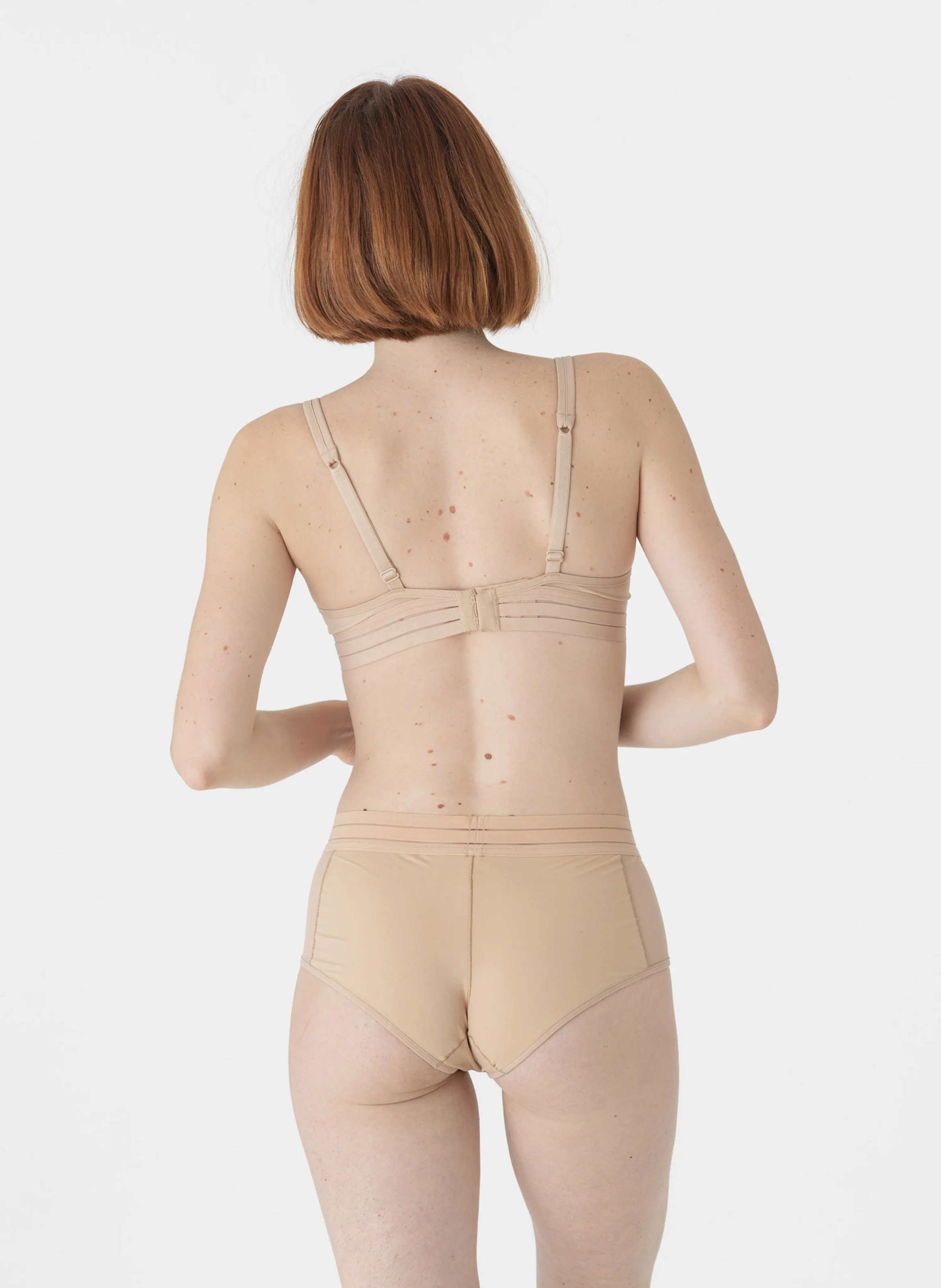 NUFIT - Soutien-gorge triangle en tulle et lycra| Beige