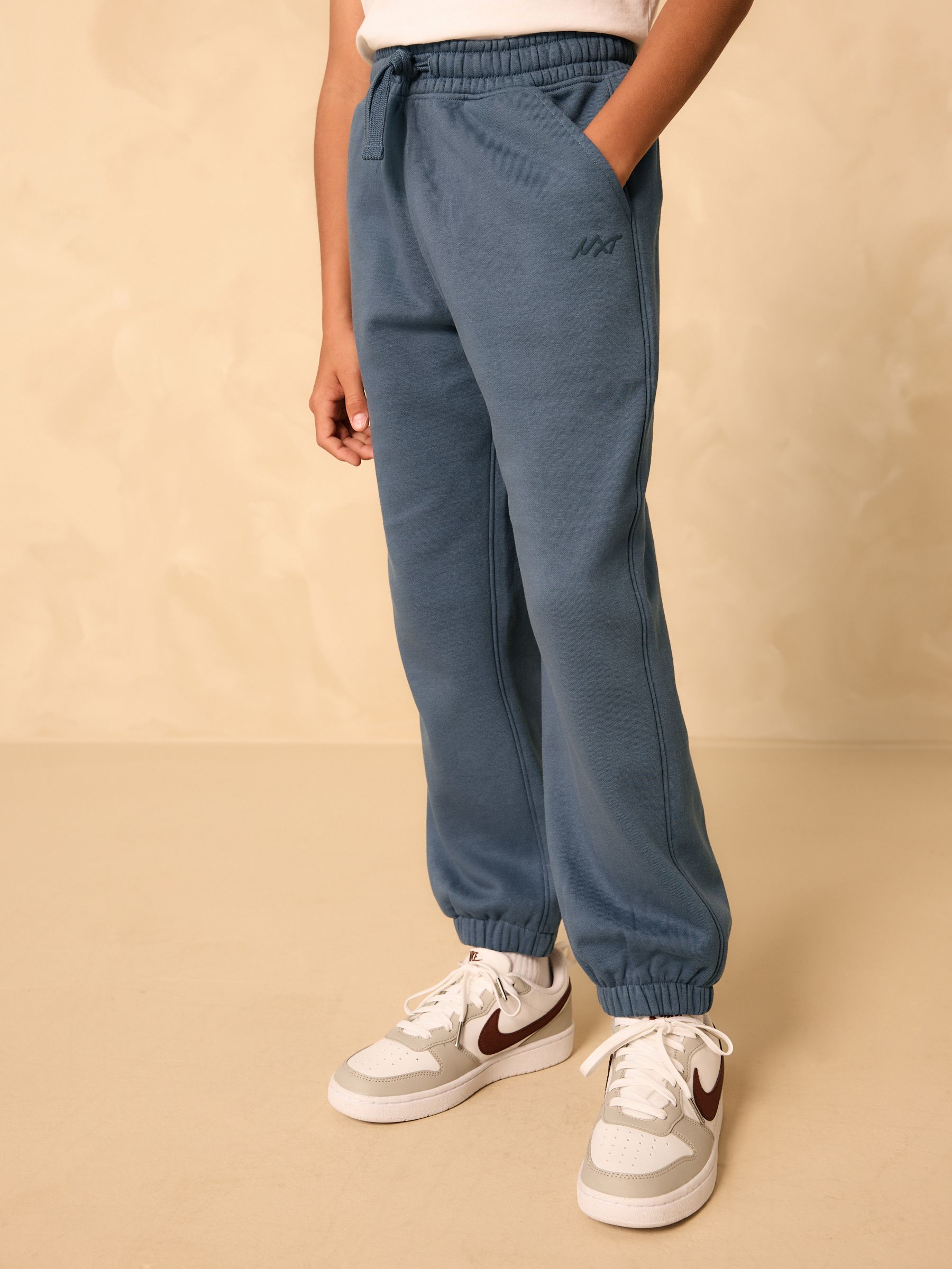Blauw - Set van sweatshirt en joggingbroek
