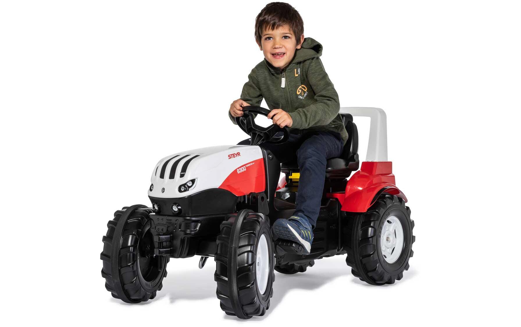 Tretfahrzeug Farmtrac Premium II Steyr 6300 Terrus CVT<br>Kinderfahrzeug mit verstellbarem Sitz