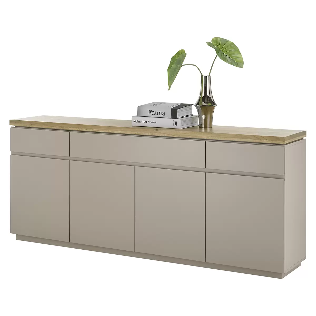 Sideboard Palamos Eiche,hellgrau,taupe