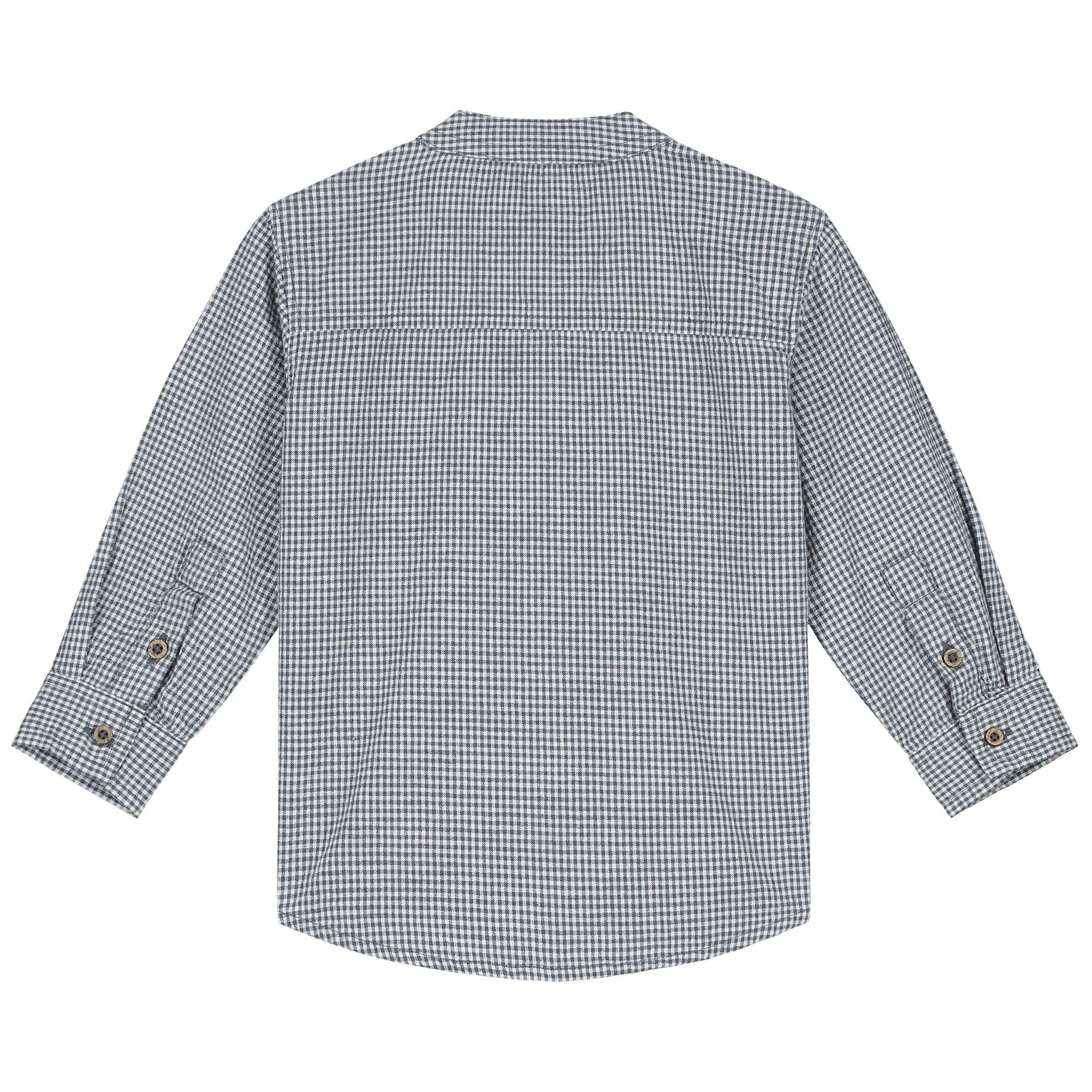 Sweet Petit peuter blouse Camiel lange mouwen ruit blauw