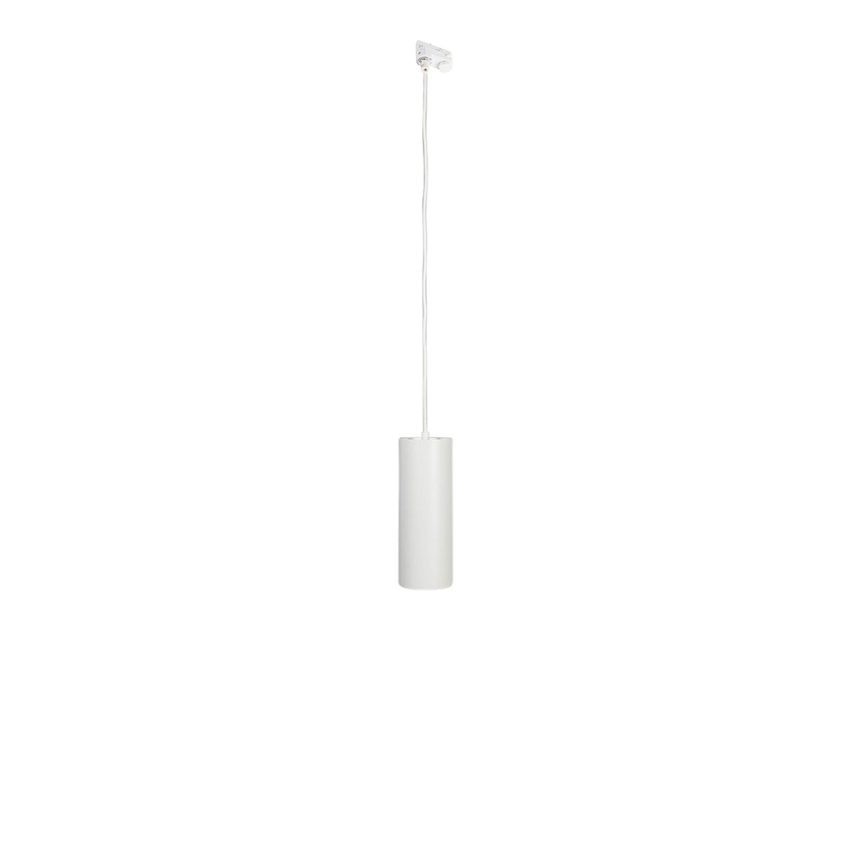 Design hanglamp wit incl. rail adapter 3-fase - 3-Phase Tubo